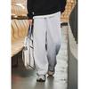 Men's Winter Fleece-Lined Loose Wide-Leg Straight Casual Sports Pants