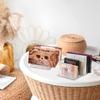 Lolalet Eyeshadow Makeup 14 Cosmetic Acrylic Clear Makeup Box [2-Pack] Stand, Storage, Compartments, Storage, Stand,