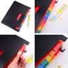 13 Pockets Expanding File Folde A4 Letter Size Filling Box Portable Document Holder Desktop Folder Paper Storage Accordion