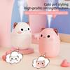 Bærbart LED-lys mini 250ml h2o Spray Mist luftfukter Double Wet Aroma Essential Oil Diffuser Bil usb luftfukter