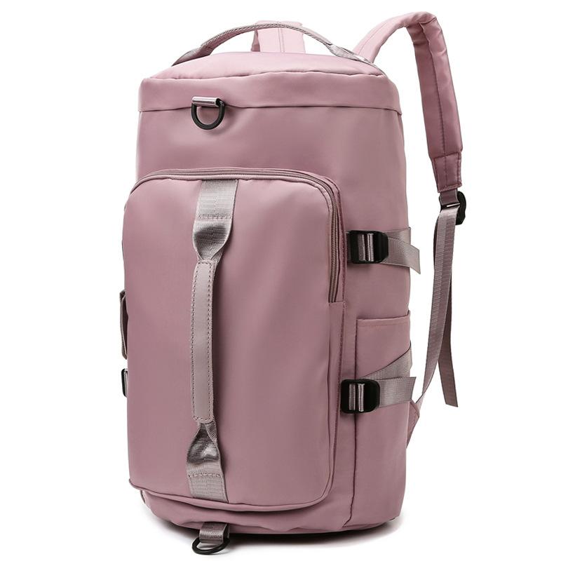 

Large-capacity Travel Bag, Multi-functional Yoga Swimming and Fitness Bag темно-рожевого кольору