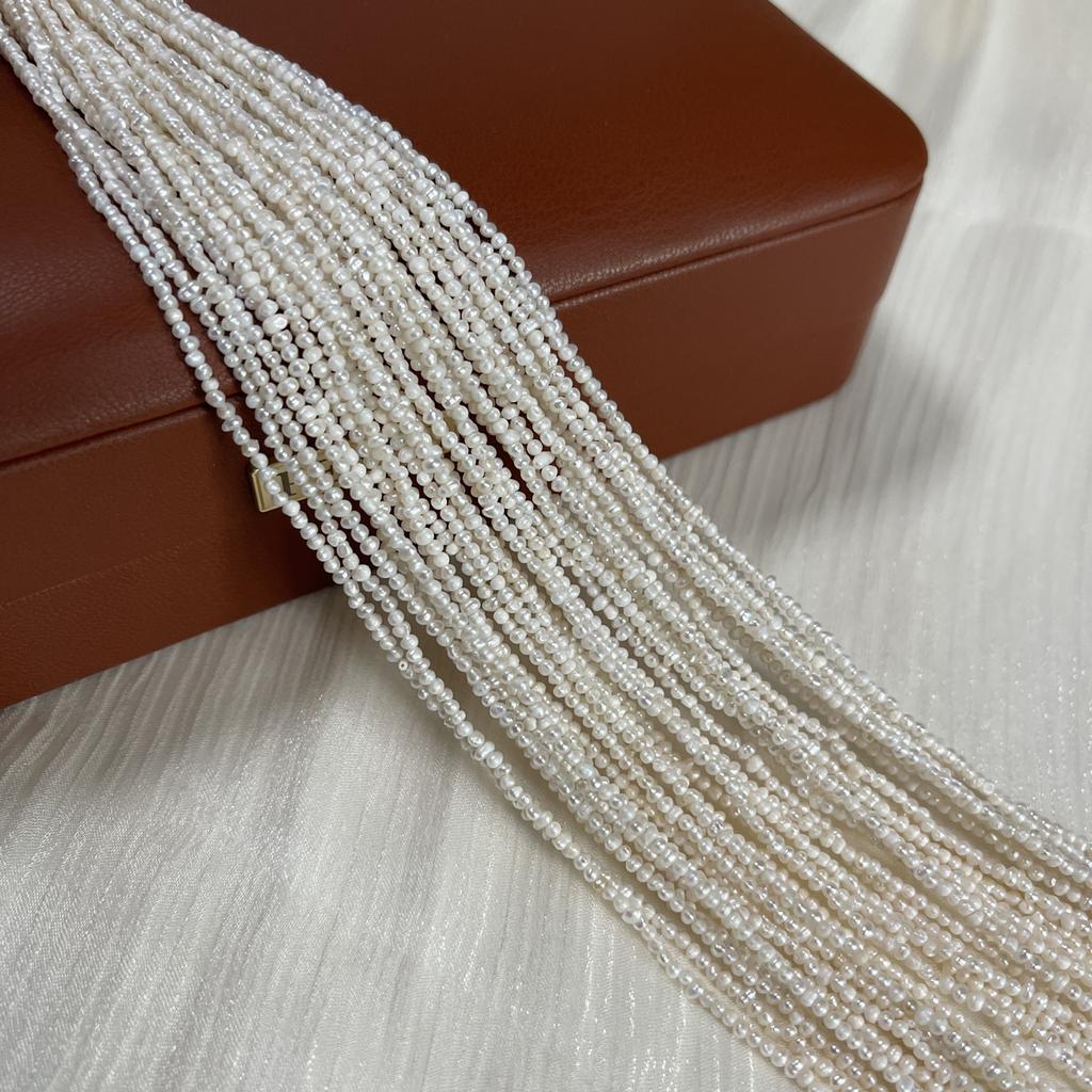 1String, Vintage White Artificial Pearls Beads, 0.18-0.2cm, for Jewellery Making DIY Valentine's Day Gifts, Bride Bridesmaid Women Wedding Craft, 36cm