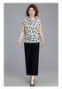 2026 Stylish Printed Short-Sleeve Top for Middle-Aged and Elderly Women - Loose, Slimming, Versatile.