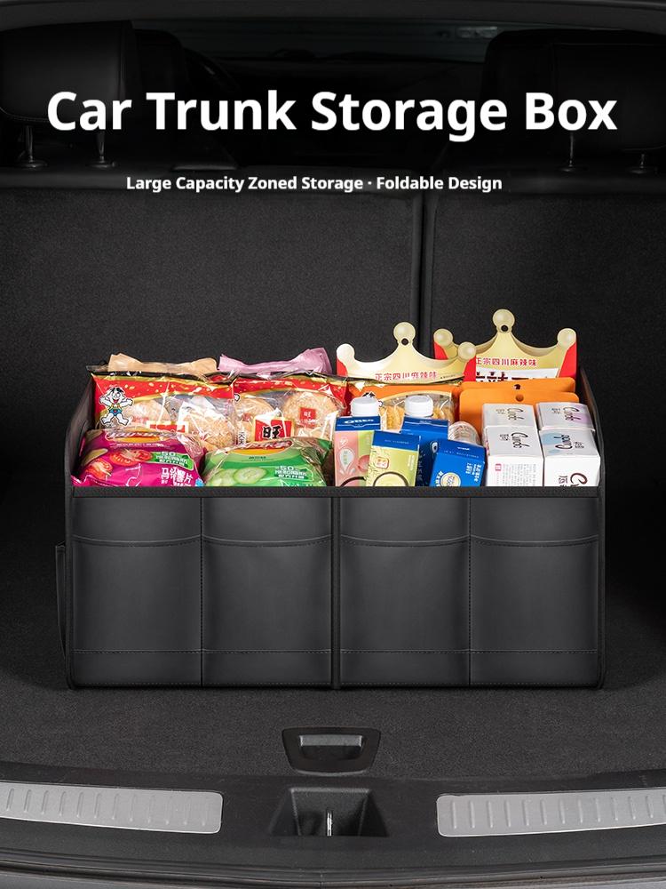 Auto Kofferraum Aufbewahrungsbox Große Kapazität Aufbewahrungstasche Leder Für Opel Corsa Insignia Mokka Vectra Vivaro Grandland Astra Zafira
