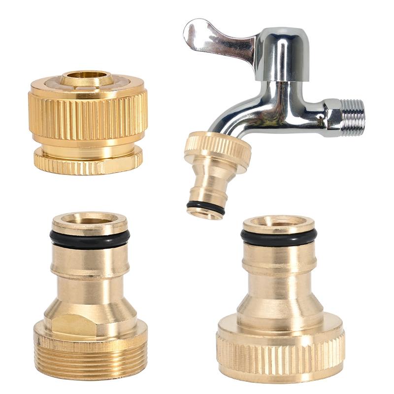 Hose Quick Connect 1/2" 3/4" Watering Water Hose Pipe Tap Adaptor Garden Hose Connector for Watering Irrigation