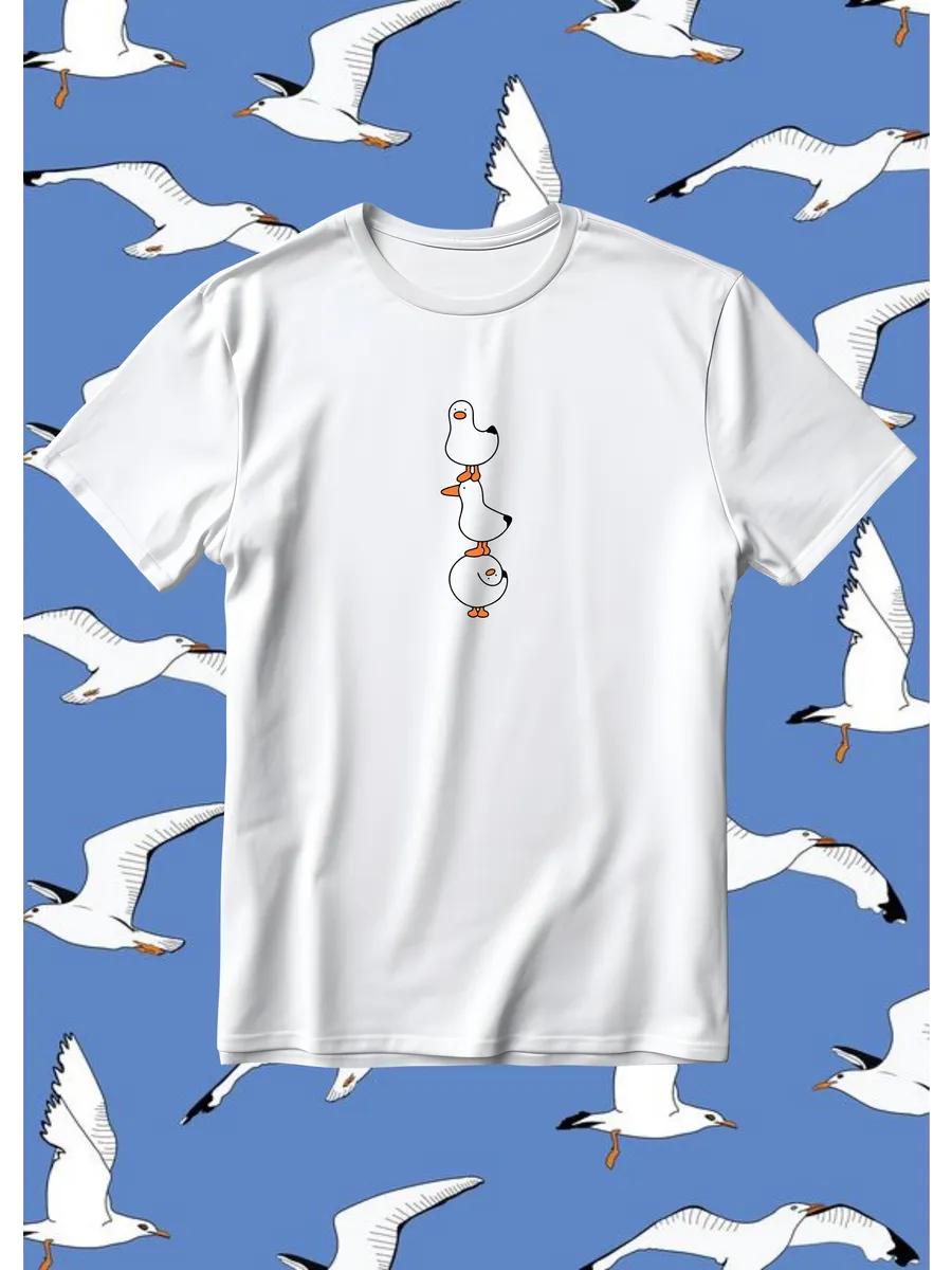 Oversized T-shirt with meme cat print S
