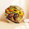 Cowboy Boots with Sunflowers Umbrella- Western Style Cowboy Hat and Boots for Men Women - Festival Gift Idea - Outdoor Rain Umbrella with Au