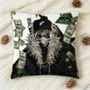 FForsakenS Chance Doublesided Printed Square Decorative Cushion Cover for Sofa Living Room Home Decor