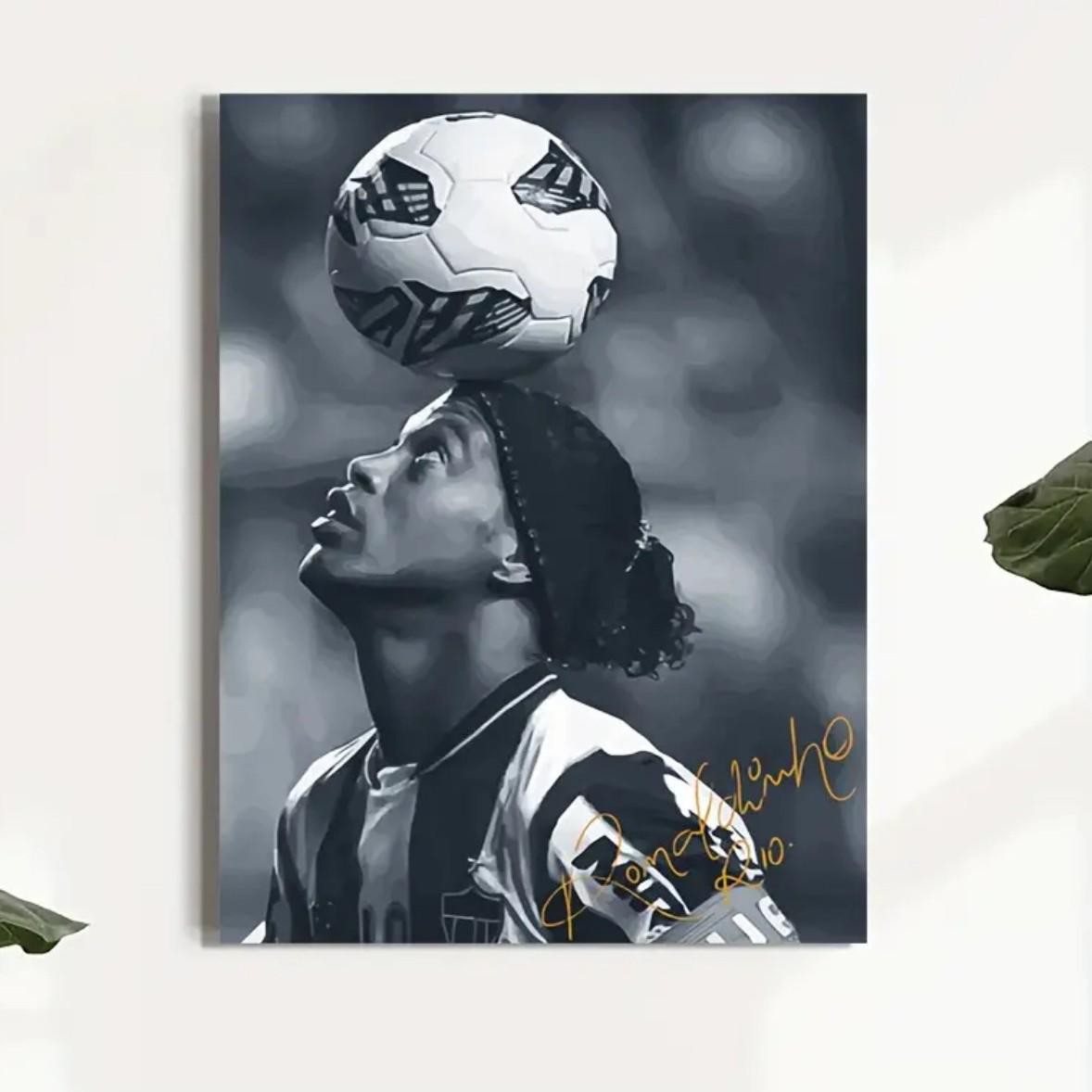 

CR7 Football Star Decorative Canvas with Pine Frame 10x15