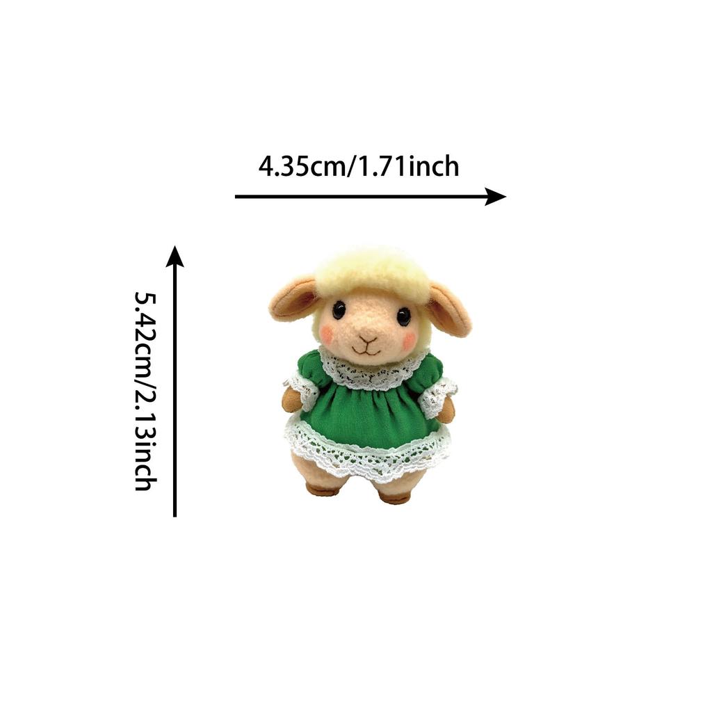 1050Pcs Kawaii Plush Animal Lamb Rabbit Cute Doll Stickers Funny Dolls Diy Scrapbook Guitar Suitcase Decal Kids Toy Gifts