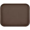 Taca Antypoślizgowa Do Serwowania Z Polipropylenu 355 X 457 Mm - Brązowa