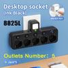 Multi-functional Socket with Smart Night Light USB Fast Charging Independent Control Multi-port Power Strip Overload Protection
