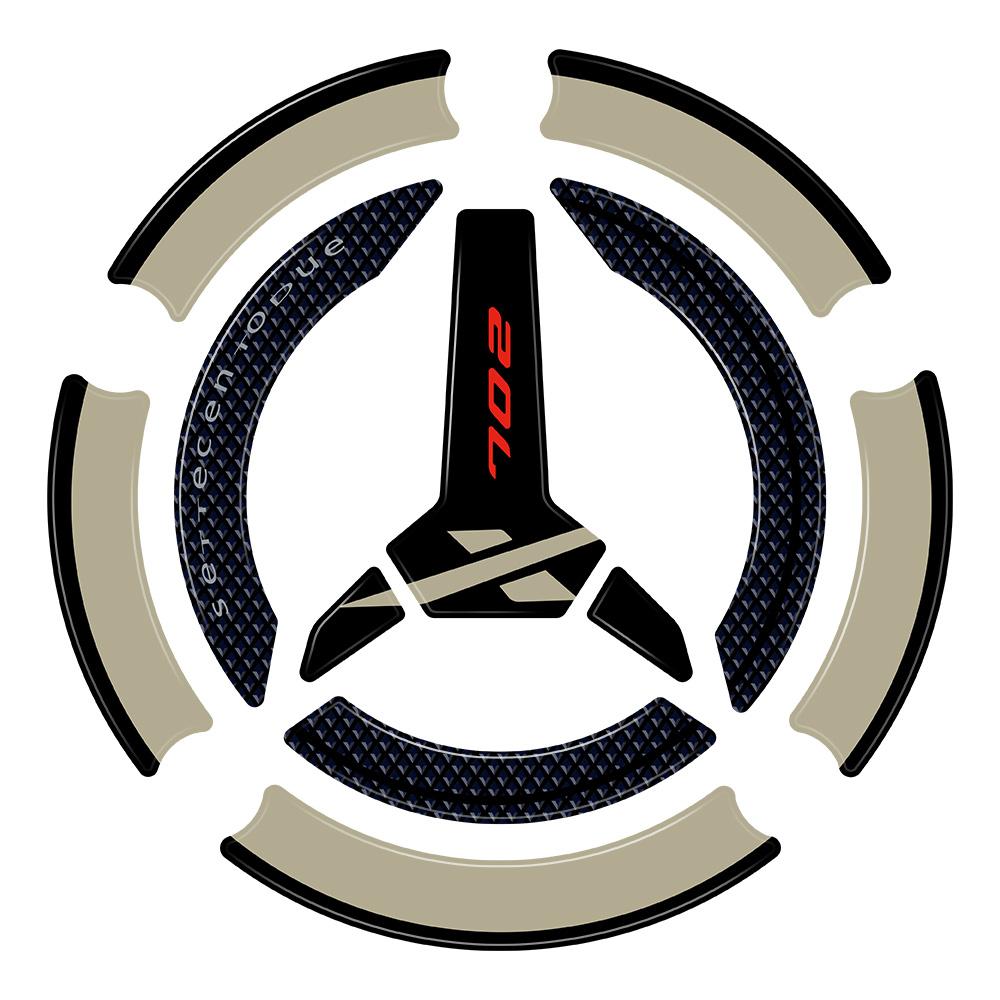 For Benelli TRK 702 X TRK 702X TRK702X 2023-2025 Tank Pad Sticker Motorcycle Tank Protector Decals