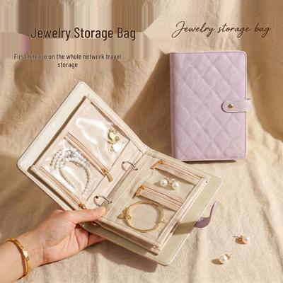 Luxury Gold Jewelry Storage Book: Anti-Oxidation, Portable, Gift-Ready