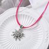 Elegantní náhrdelník s přívěskem květiny Módní doplněk Náhrdelník s přívěskem protěže Nastavitelný řetízek pro denní nošení i na párty