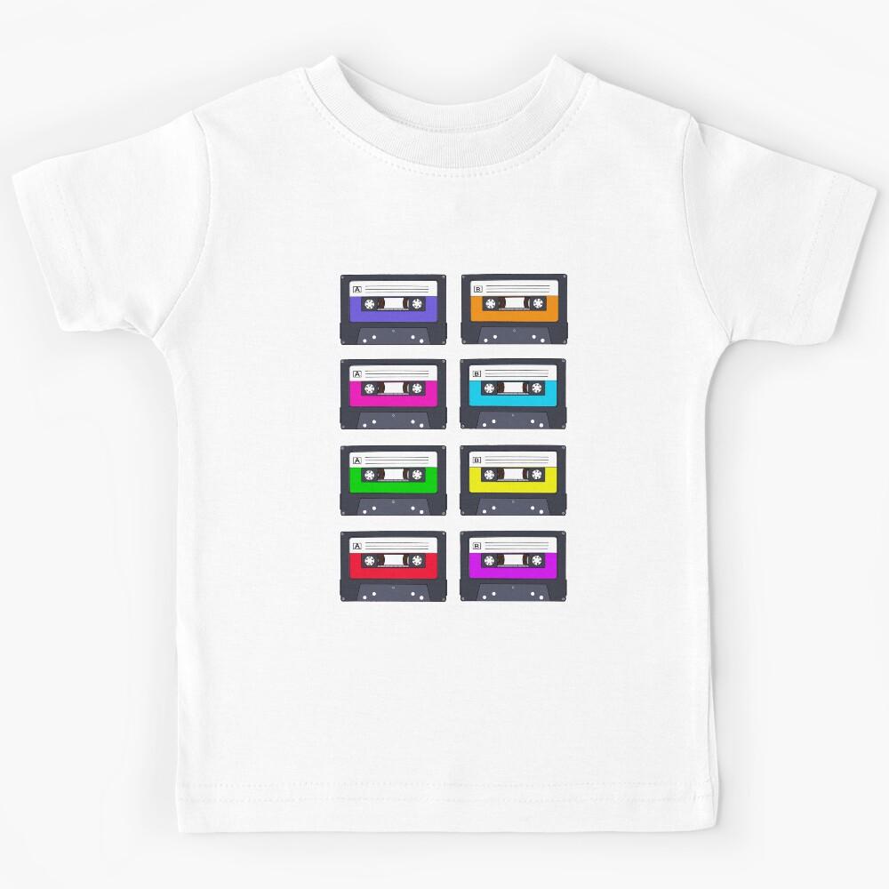 Colourful Cassette Tapes Design  Kids T-Shirt 170