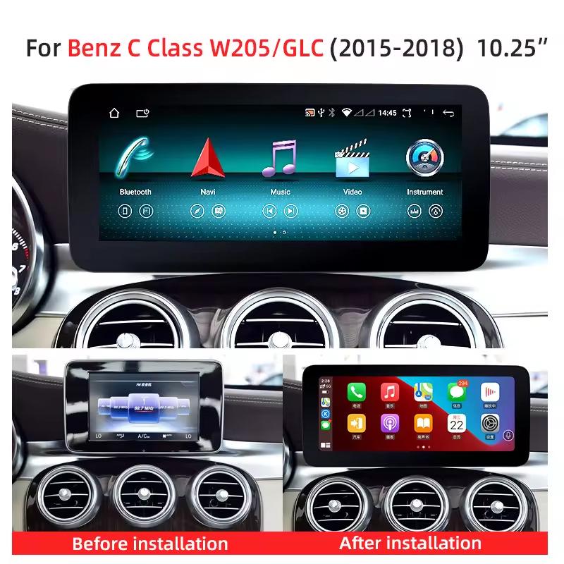 Center Console Navigation Screen for Mercedes C200/GLC300/GLK/GLA/E260/A-Class