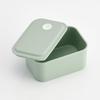 Skater Bento Box Mini Container 1 Tier 320ml Microwave Safe with Lid Lunch Case Lunch Box Sepia Green PL32B