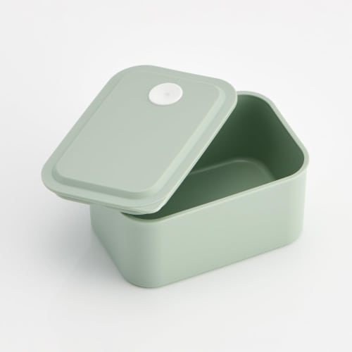Skater Bento Box Mini Container 1 Tier 320ml Microwave Safe with Lid Lunch Case Lunch Box Sepia Green PL32B