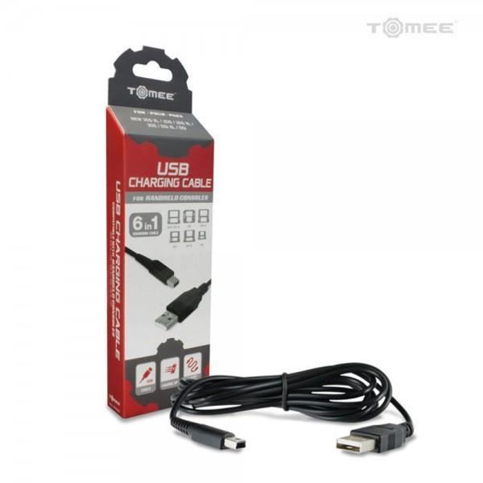 Tomee : USB Charger Cable for Power Supply On Nintendo 3DS, 2DS, DSI, XL, New 3DS... Consoles