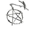 Evil Spirit Lucifers Mark Pendant Necklace With Star Design For Men Women