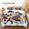 3D Printed Fairy Tail Anime Bedding Set Duvet Cover Pillowcase For Fans Bedroom Decor Twin Full Queen King Size Bed Linen