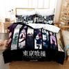 3D Printed Anime Tokyo Ghoul Comfortable Duvet Quilt Cover Pillowcase Bedding Set Children Bedroom Decoration Home Textile