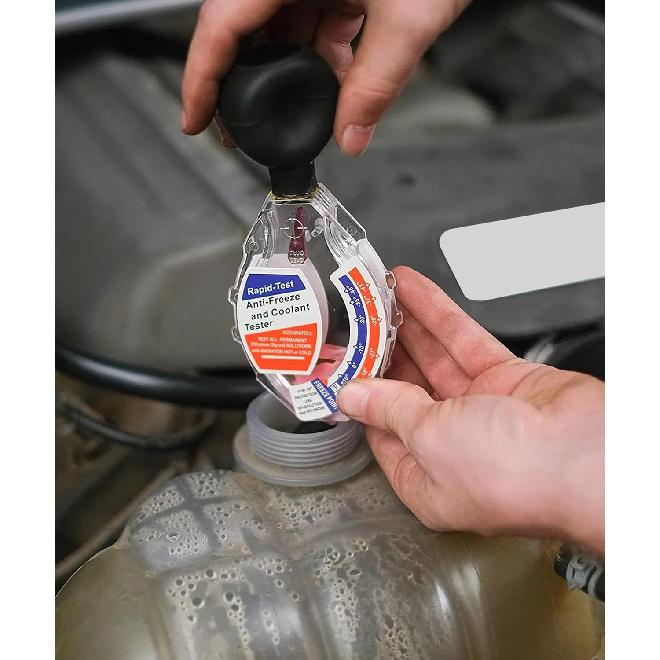 Coolant Tester,Professional Automotive Tool Dial Type Battery Liquid Densitometer,Car Accessories Antifreeze Hydrometer And Coolant Tester Accessory