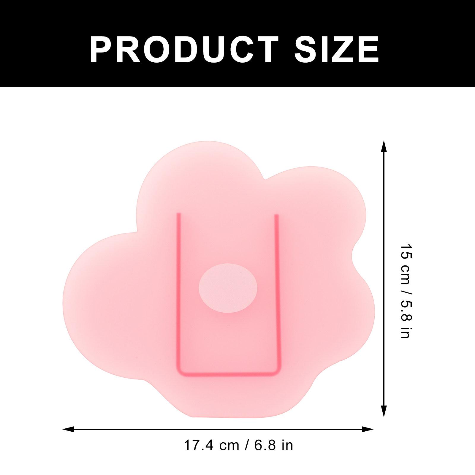 

1Pcs Acrylic Vase Flower-Shaped Transparent Creative Tabletop Accessory for Dried Fresh Flowers Simple Style Indoor Scene Adorn серебряный
