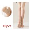 10PCS/Lot Women's Ultra-thin Socks Female Summer Breathable Long Sock Silk Sheer Tights Elastic Transparent Solid Color Stocking