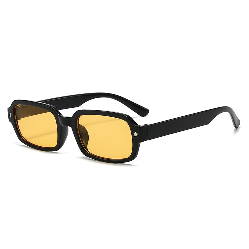 Retro Square Sunglasses Women Men Vintage Trend UV400 Protection Colorful Designer Sun Glasses for Outdoor Driving