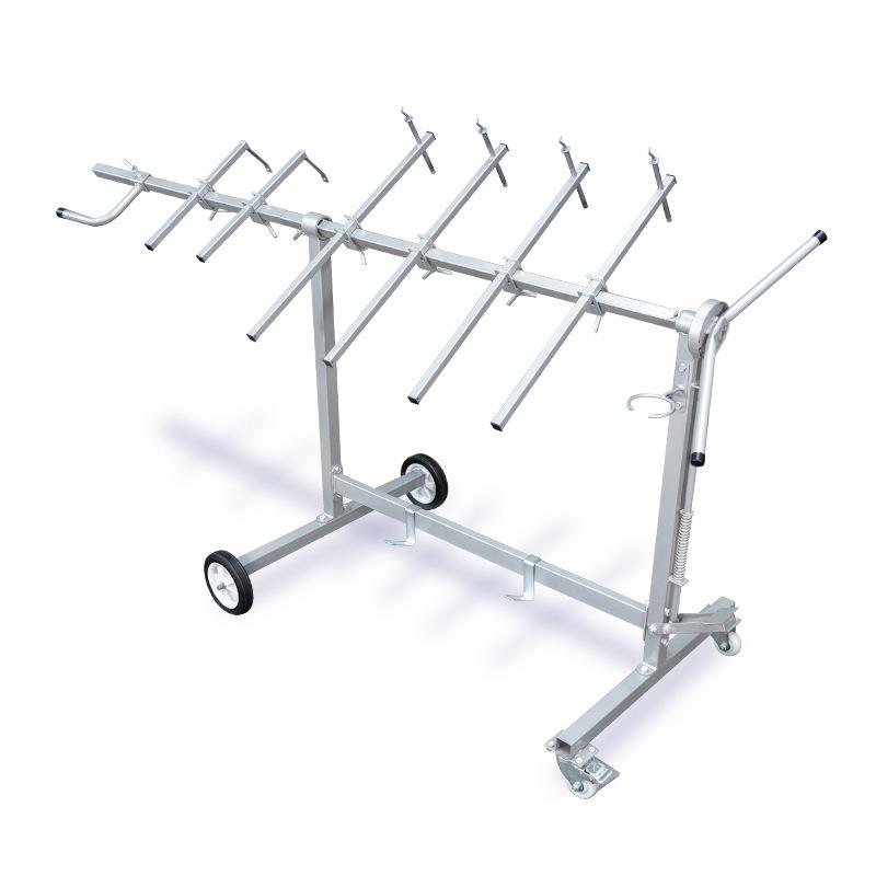 Multi-function Rotating Spray Booth Rack for Car Bumper and Sheet Metal Painting