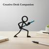 3D Printed Stick Figure Pencil Holders, Pen Racks, Pen Holders, And Desktop Ornaments In Four Different Shapes