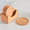 Bamboo Tea Ceremony Coaster Set - Creative Round Cup Holders & Insulating Pads