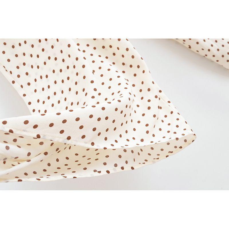 Kaslead New Women clothes Western Style Fashion Simple Polka Dot Hanging Neck Jumpsuit 2298166