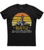 Seattle Washington WA Skyline Souvenir Herren Kurzarm Baumwolle Schwarz T-Shirt