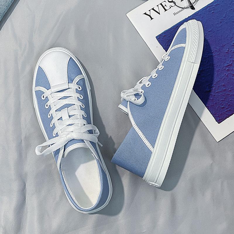 2024 New Shoes for Men Canvas Casual Shoes Fashion Colors Flat Skateboard Shoes Youth Cool Loafers