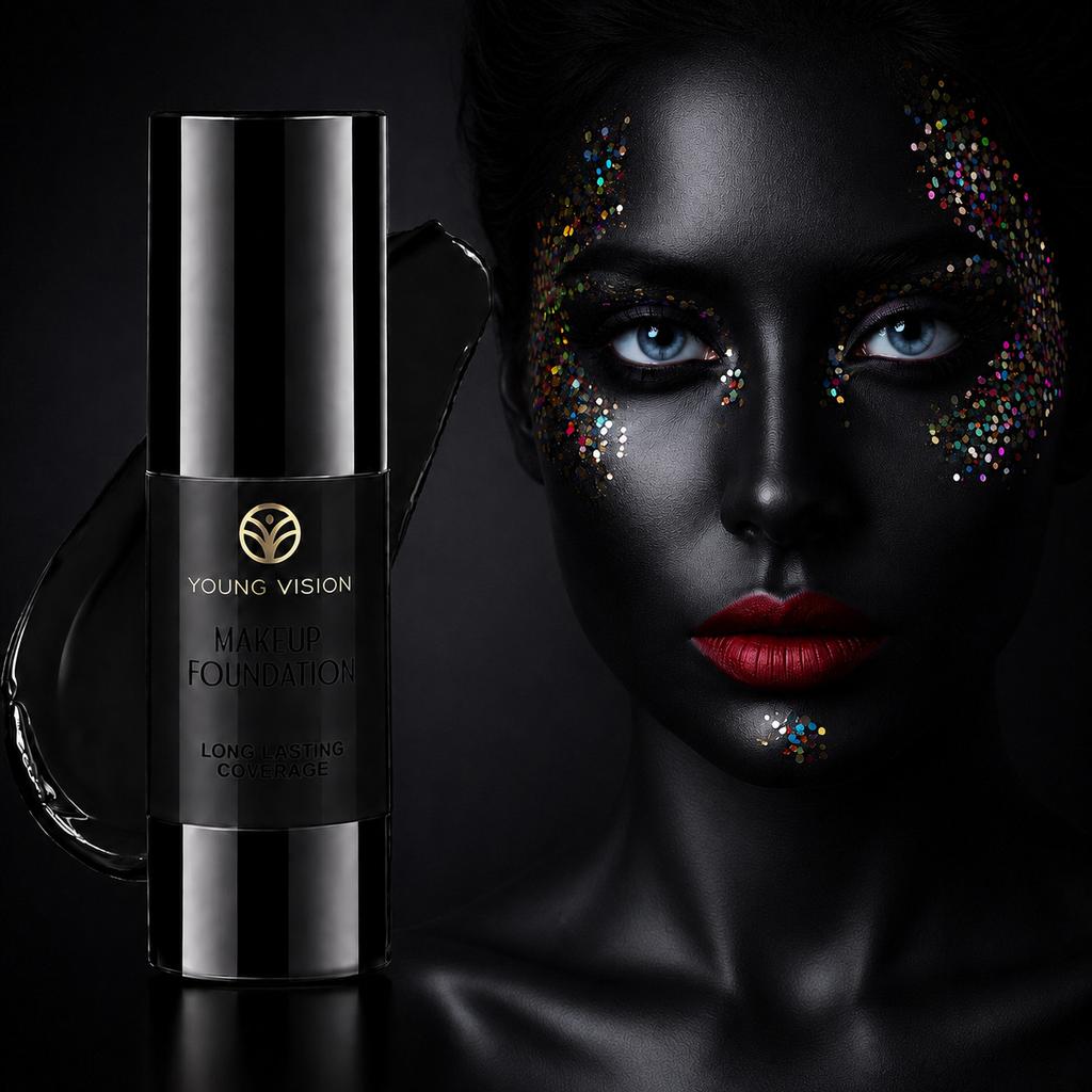 Weiße Flüssigfoundation Cosplay Gesicht Make-up Basis Langanhaltend Wasserdicht Hohe Deckkraft Abdeckstift Foundation Make-up für Frauen