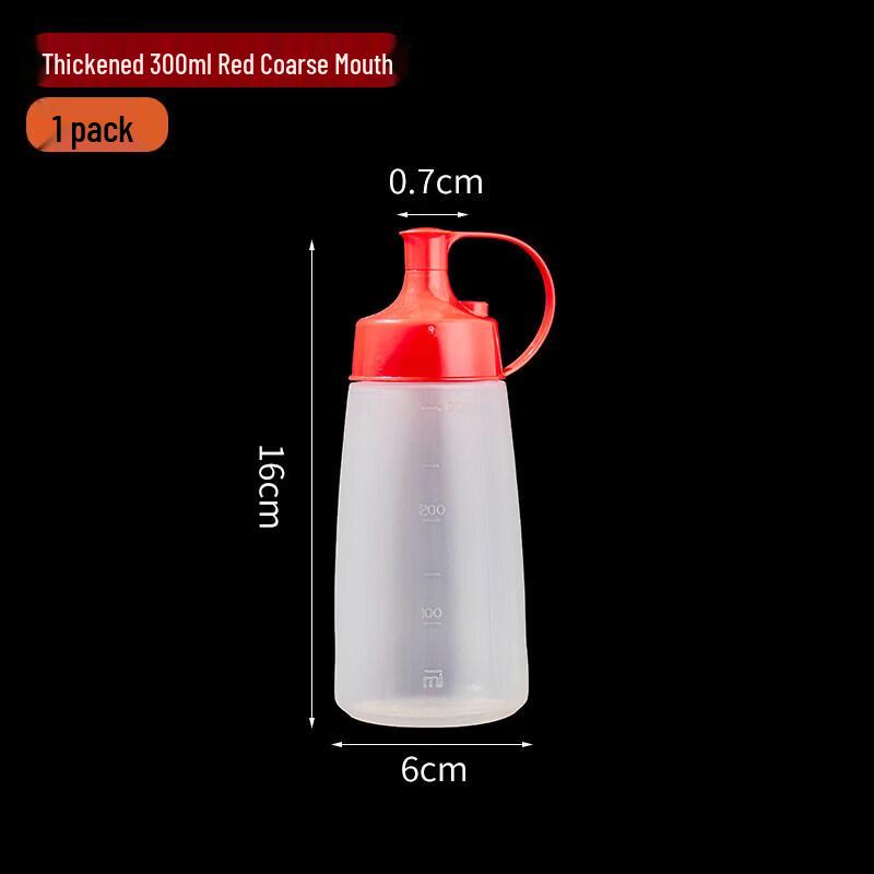 ZISIZ Transparent Squeeze Sauce Bottle