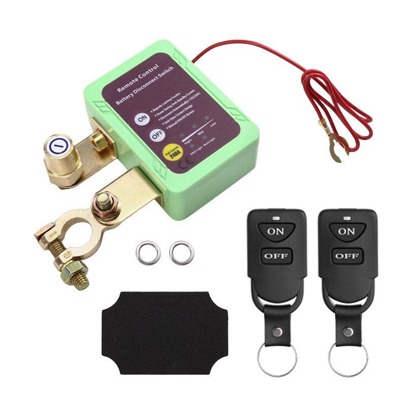 For Car Battery Power-Off Switch,Automatic Power-Off Switch 24V/12V 240A Remote Control Battery Disconnect Switch