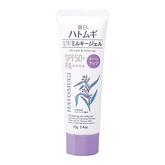Reihaku Hatomugi Тонирующий УФ-крем SPF50+ Тюбик 70г Гель