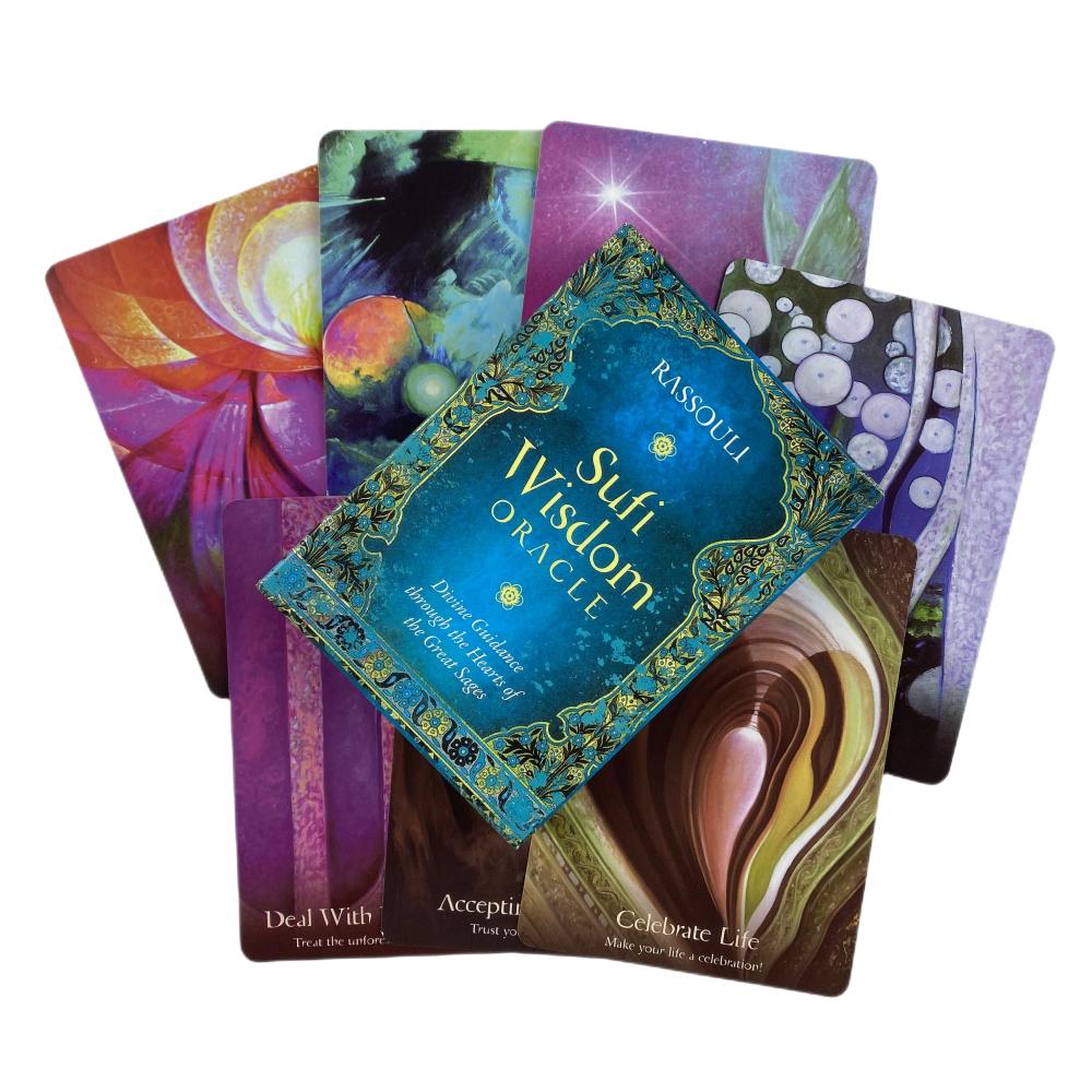 Sufi Wisdom Oracle Cards Divination Deck English Vision Edition Tarot Board Playing Game for Party