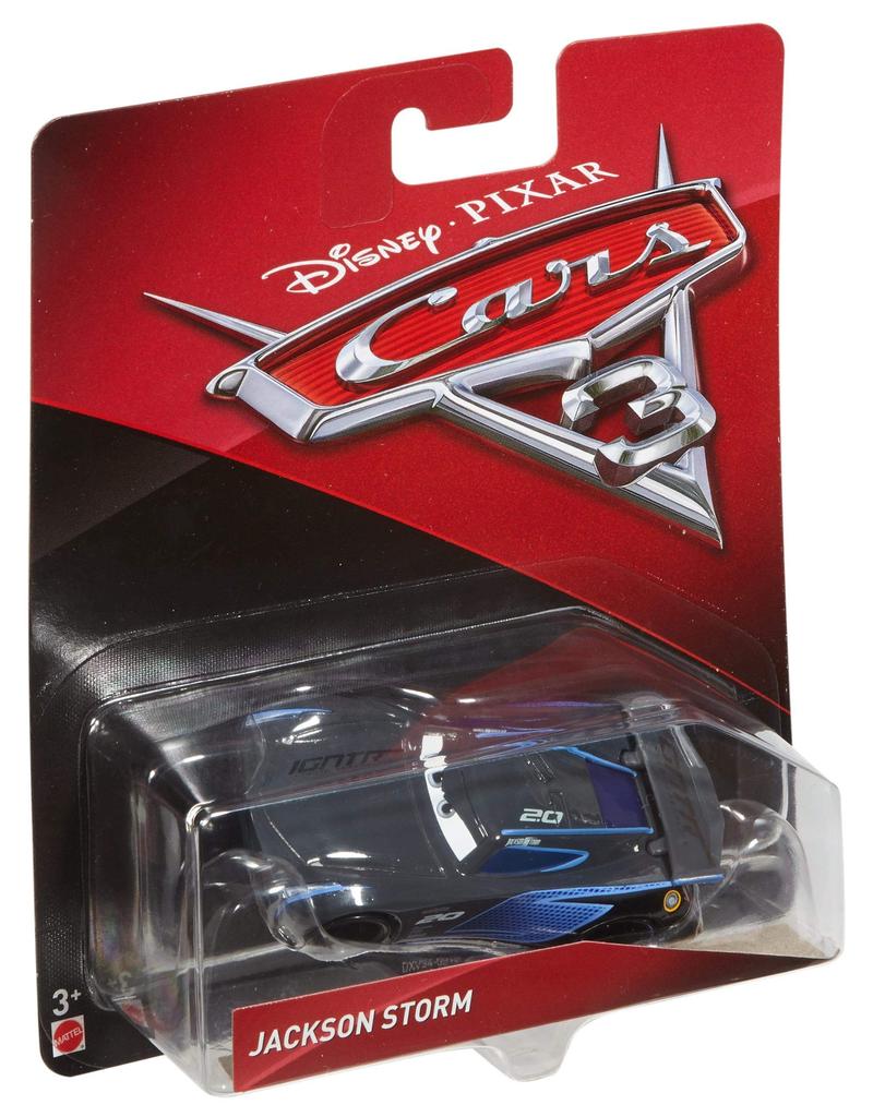 Cars 3: Crossroads Mattel 1:55 Diecast Miniature Car Jackson Storm (1 Pack)  MATTEL 2017 CARS 3 JACKSON STORM [Used] Disney PIXAR Character Car Movie