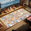 Colorful Characters Large Size Mouse Pad Large Gaming Table Cushion Nonslip Laptop Tablet Big Mousepad Xxl Mat Mini PC Playmat With Lock edge
