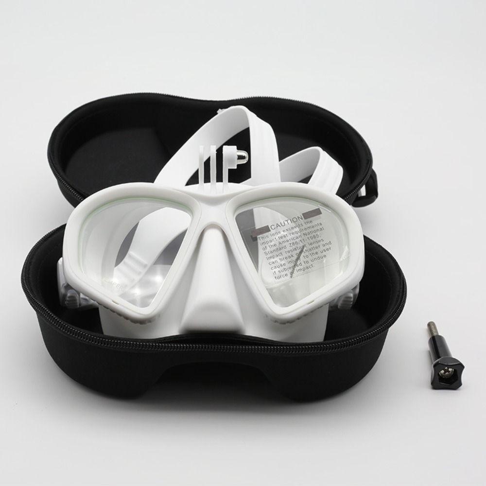 Foldable Snorkel Snorkeling Set Tempered Glass Diving Mask Freediving Mask  Underwater Photography