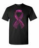Pink Ribbon Montage T-shirt Breast Cancer Awareness Support Word Cloud Shirts