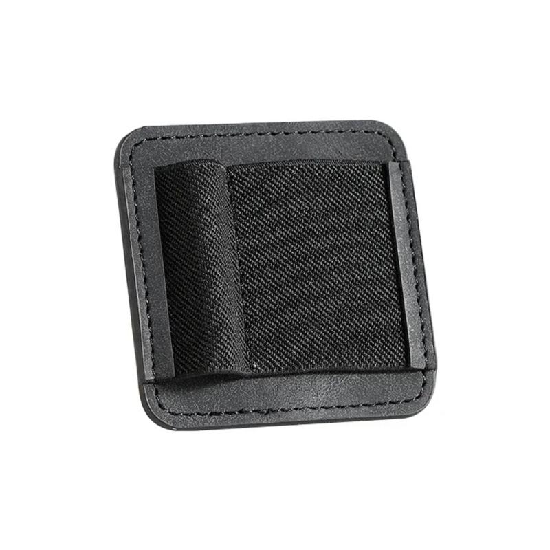 Magnetic PU Leather Cord Manager With Stretchy Band And Strong Adhesion For Neat Electronic Gadgets Storage