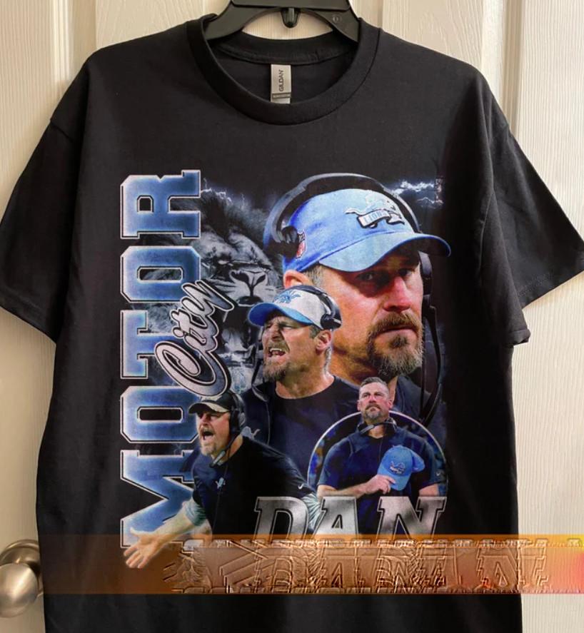 Limited Vintage Dan Campbell Shirt, Vintage Bootleg Unisex, Football Fan Tee Unisex T-Shirt XXXL
