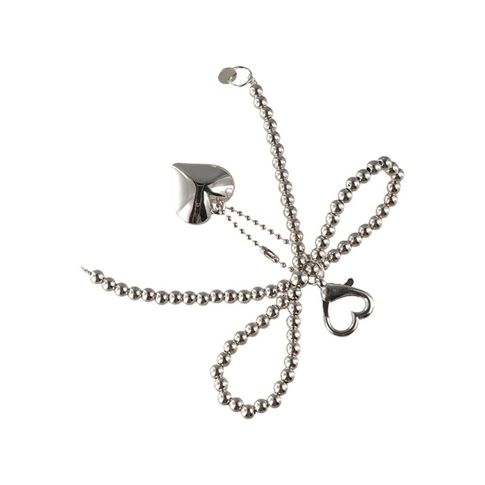 Phone Charms Heart Phone Chains Bag Pendant Pearl Bow Phone Charms Pendant  Bag Ornaments