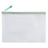 5pcs A4 Document Organizer Bag Large Capacity Stationery Storage Bag Mesh Zipper Pouch  Office